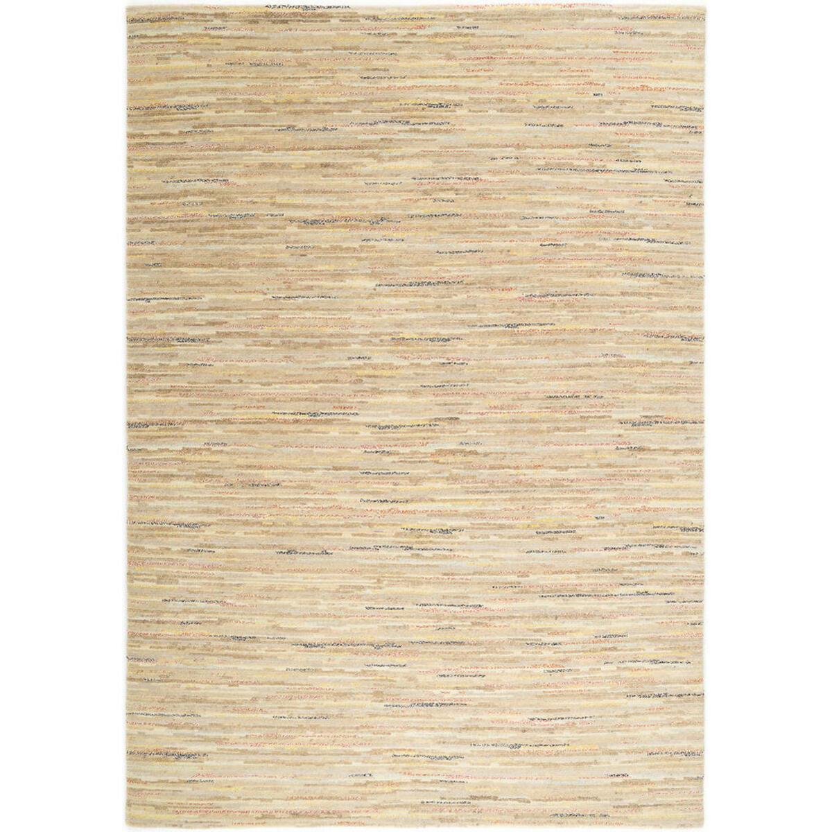 Bild 1 von Cazaris Wollteppich, Gelb, Textil, Streifen, rechteckig, 250 cm, für Fußbodenheizung geeignet, Teppiche & Böden, Teppiche, Naturteppiche