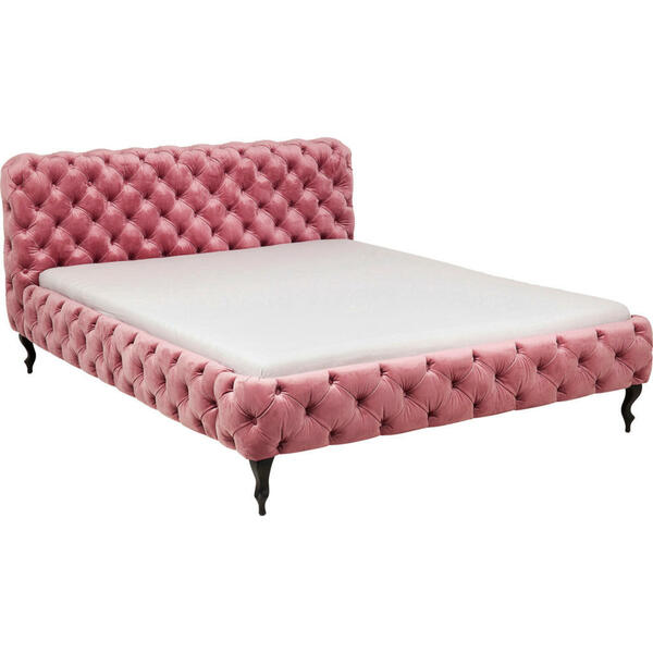 Bild 1 von Kare-Design Polsterbett, Rosa, Textil, Buche, massiv, 180x200 cm, gepolstertes Kopfteil, Stoffauswahl, in verschiedenen Größen erhältlich, Schlafzimmer, Betten, Doppelbetten