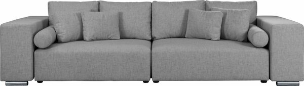 Bild 1 von INOSIGN Big-Sofa Aliya, incl. Bettfunktion und Bettkasten, Breite 290 cm,incl. Zierkissen, Grau