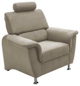 Relaxsessel Pisa Taupe Mikrofaser, Taupe