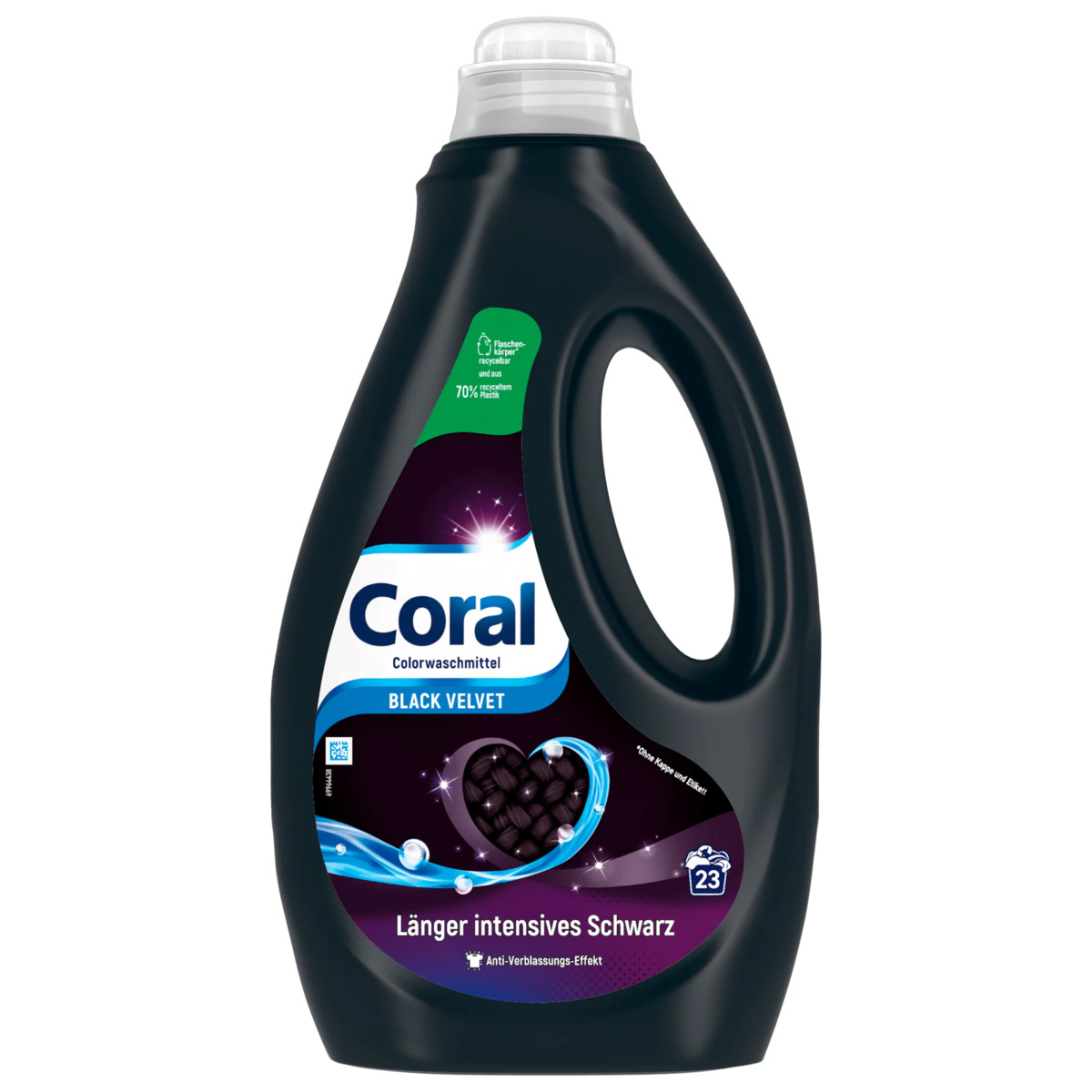 Bild 1 von Coral Colorwaschmittel Flüssig Black Velvet 1,15l 23WL