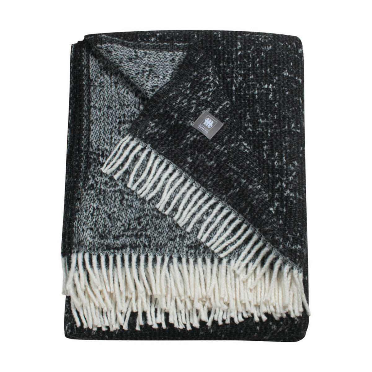 Bild 1 von Musterring Plaid Mr-Ease, Anthrazit, Textil, Struktur, 140 cm, Fransen, Wohntextilien, Decken, Plaids