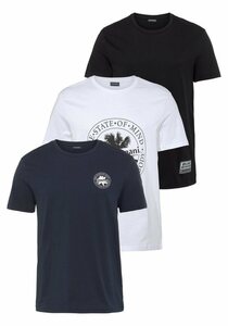 Bruno Banani T-Shirt »Essentials T-Shirts« (3er-Pack)