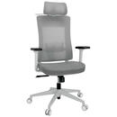 Bild 1 von Mid.you Drehstuhl, Grau, Textil, Drehkreuz, 66x120x60 cm, Sitzfläche 360° drehbar, ergonomische Rückenlehne, Arbeitszimmer, Bürostühle, Drehstühle