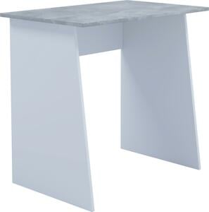Schreibtisch 'Masola Mini', in Grau/Weiß, Weiß, Grau