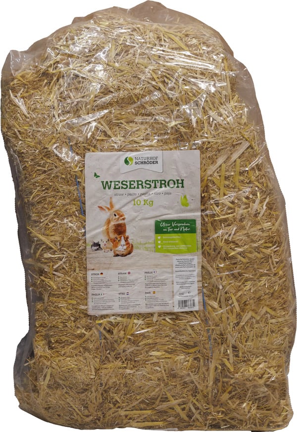 Bild 1 von Naturhof Schröder Weserstroh gepresst 10 kg