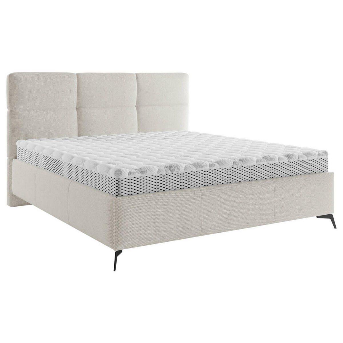 Bild 1 von Boxxx Polsterbett, Creme, Holz, Metall, Buche, 180x200 cm, Bettkasten, gepolstertes Kopfteil, Stoffauswahl, in verschiedenen Größen erhältlich,alternative erhältlich, Schlafzimmer, Betten, Polste