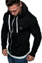 Bild 1 von Amaci&Sons Kapuzenpullover »TALLAHASSEE Herren Zipper Hoodie« Herren Basic Kontrast Sweatjacke Pullover Hoodie Sweatshirt