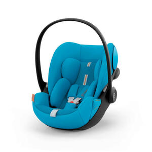 Cybex Babyschale Cloud G i-Size Plus, Türkis, Textil, 43.5x35.5-59.5 cm, ECE R 129 i-Size, abnehmbarer und waschbarer Bezug, ergonomischer Tragebügel, optimaler Aufprallschutz, verstellbare Sitz- S
