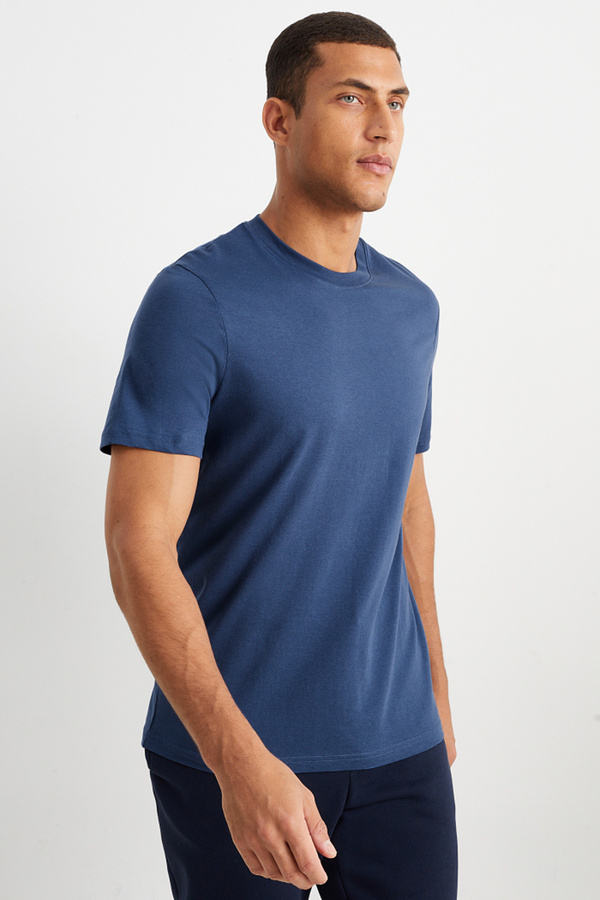 Bild 1 von C&A T-Shirt-Bio-Baumwolle, Blau, Größe: S