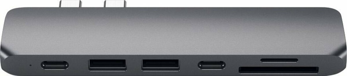 Bild 1 von Satechi Type-C Pro Hub 4K HDMI Adapter zu HDMI, MicroSD-Card, SD-Card, Thunderbolt, USB 3.0, USB Typ C