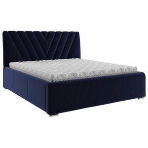 Boxxx Polsterbett, Dunkelblau, Holz, Metall, Buche, 140x200 cm, Bettkasten, gepolstertes Kopfteil, Stoffauswahl, in verschiedenen Größen erhältlich,alternative erhältlich, Schlafzimmer, Betten, P