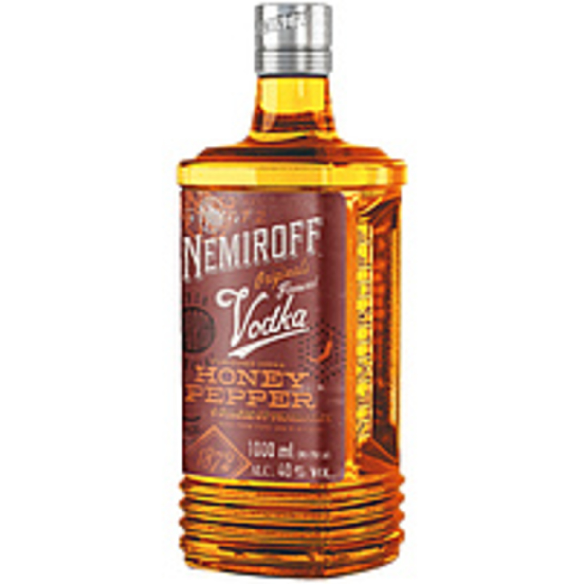 Aromatisierter Vodka &amp;quot;Nemiroff - Honig und Peperoni&amp;quot; mit Far... von Mix ...