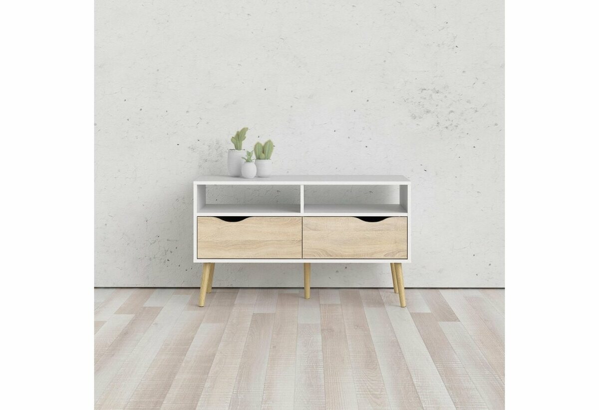 Bild 1 von Home affaire TV-Board OSLO, mit vielen Stauraummöglichkeiten, grifflos, zweifarbige Front