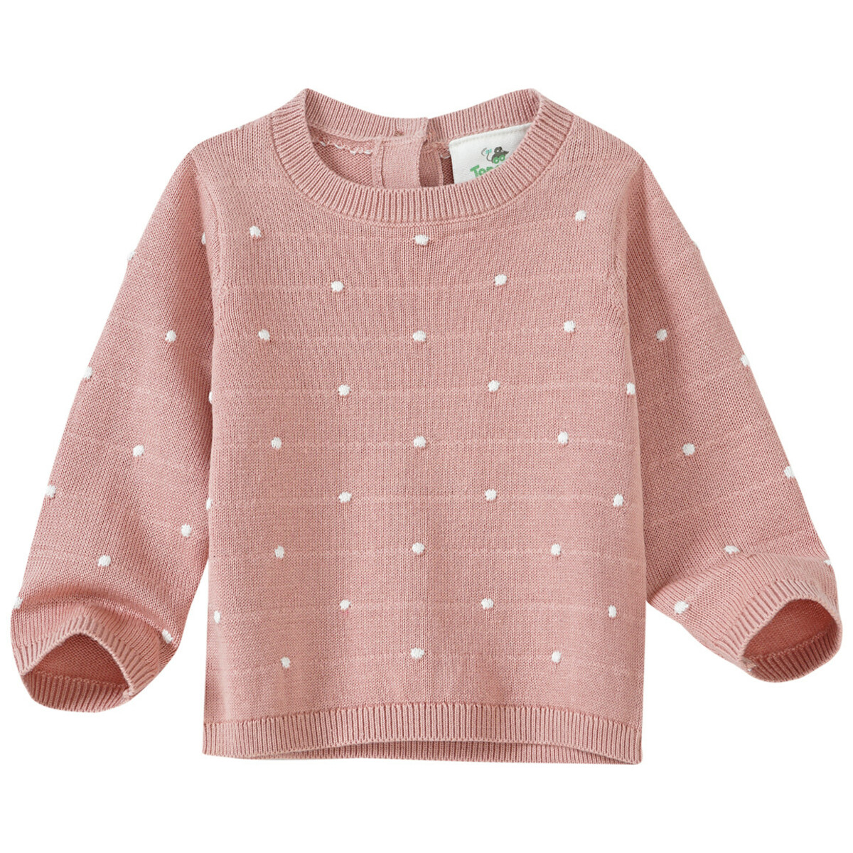 Bild 1 von Newborn Strickpullover mit Punkte-Allover ROSA