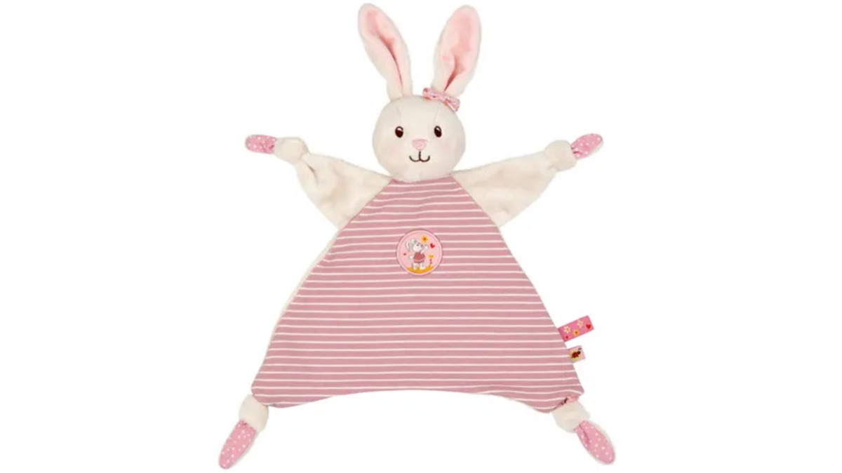 Bild 1 von Die Spiegelburg - Schnuffeltuch Häschen, rosa - BabyGlück