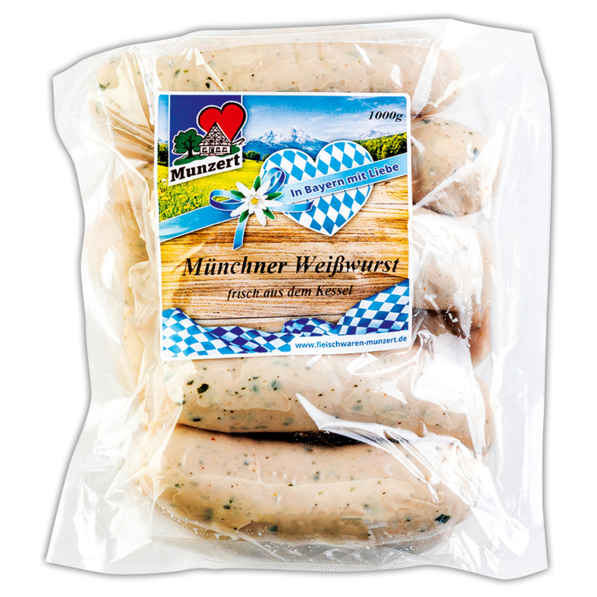 Bild 1 von Munzert Münchner Weißwurst 1kg