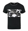 Bild 1 von !SOLID SDCallux Herren Sommer-Shirt stylisches T-Shirt mit Camouflage Color-Block 21300024 7990005 Schwarz