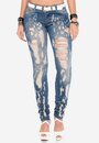 Bild 1 von Cipo & Baxx Slim-fit-Jeans im Destroyed Look in Slim Fit