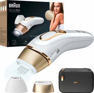 Braun IPL-Haarentferner Silk-expert Pro IPL PL5140, 125 Lichtimpulse, Skin Pro 2.0 Sensor