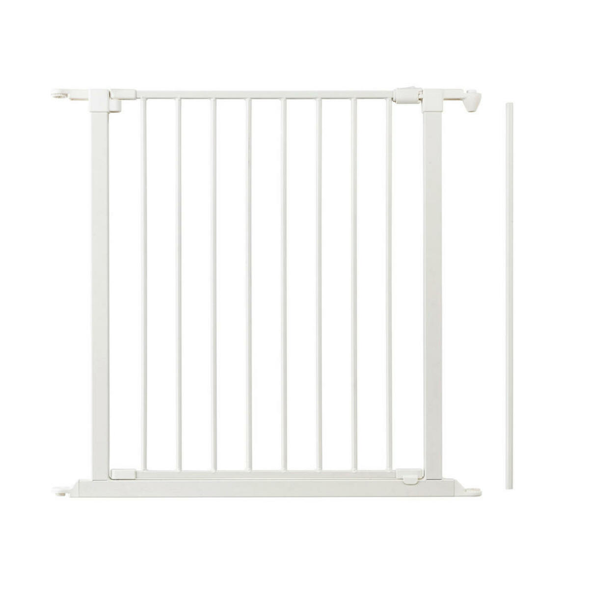 Bild 1 von Baby Dan Schutzgitterverlängerung, Weiß, Metall, 74x71 cm, Cradle to Cradle®, Made in Denmark, Europäischer Sicherheitsstandard, BPA-frei, Grüner Punkt, Babysicherheit, Schutzgitter