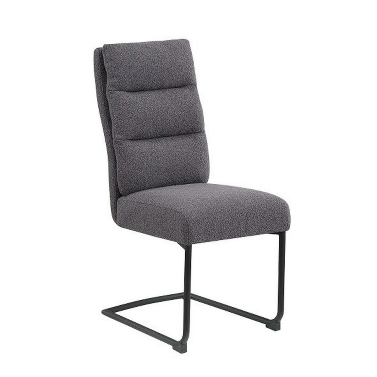 Bild 1 von Livetastic Schwingstuhl Boucle, Anthrazit, Metall, Textil, Rundrohr, 44x50x42 cm, Esszimmer, Stühle, Schwingstühle