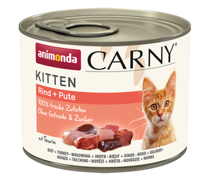 Animonda Carny Kitten Pute & Rind 12x200 g