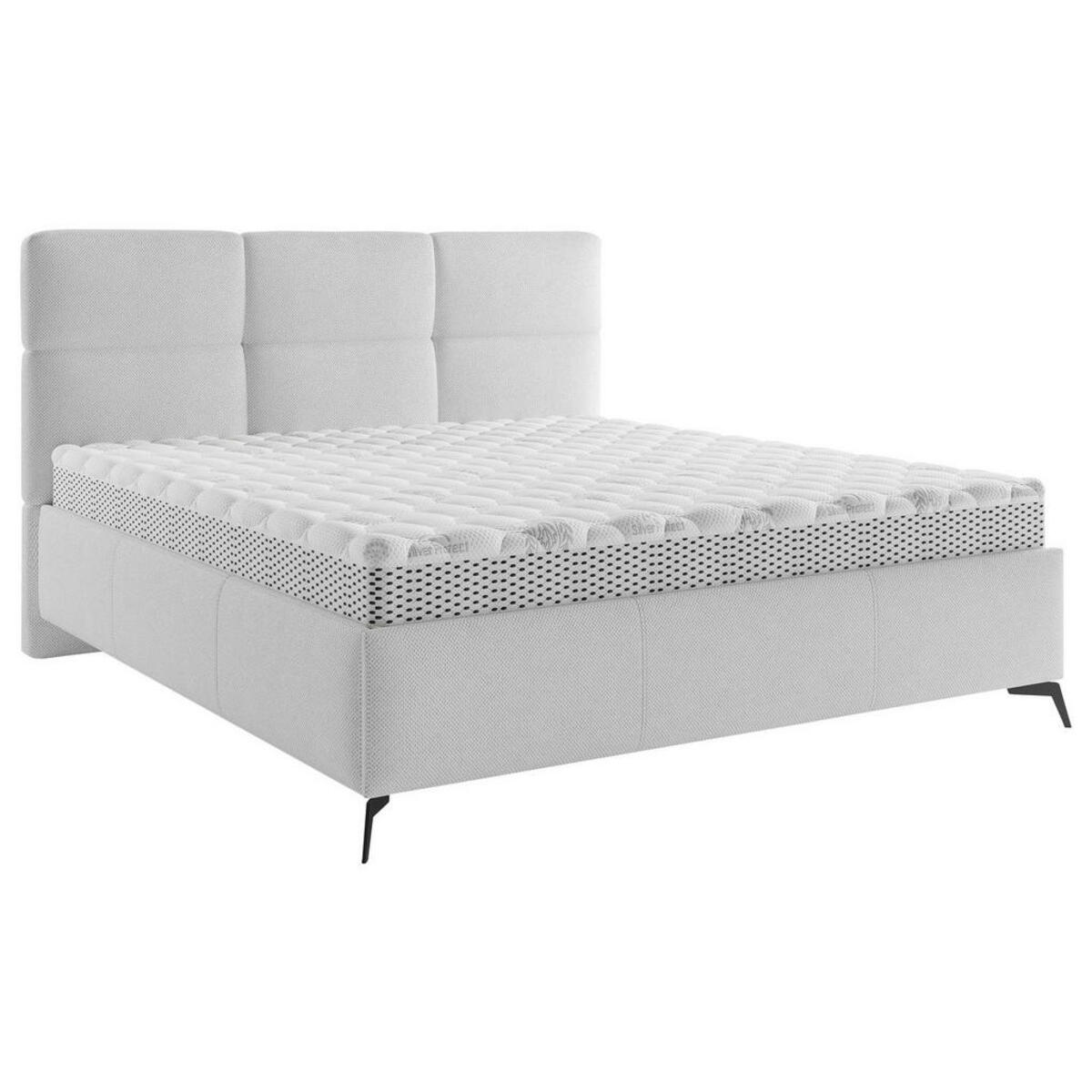 Bild 1 von Boxxx Polsterbett, Hellgrau, Metall, Holz, Buche, 140x200 cm, Bettkasten, gepolstertes Kopfteil, Stoffauswahl, in verschiedenen Größen erhältlich,alternative erhältlich, Schlafzimmer, Betten, Pol