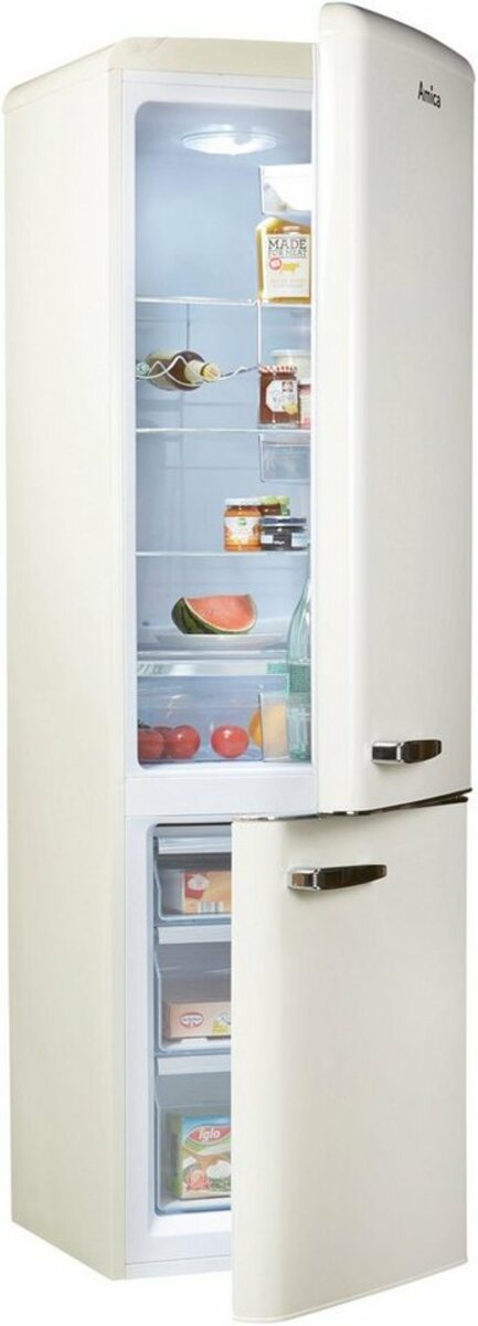 Bild 1 von Amica Kühl-/Gefrierkombination KGCR 387 100B, 181 cm hoch, 55 cm breit