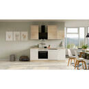 Bild 1 von FlexWell Küchenblock, Weiß, Sonoma Eiche, Kunststoff, 2 Schubladen, einmalig seitenverkehrt montierbar, nur wie online abgebildet bestellbar, 220 cm, links aufbaubar, rechts aufbaubar, Küchen, Kü