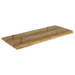 Carryhome Tischplatte, Eiche, Holz, Eiche, massiv, rechteckig, 100x6 cm, Esszimmer, Tische, Esstische