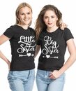 Bild 1 von Couples Shop T-Shirt »Big Sister & Little Sister T-Shirt« mit lustigem Spruch Print