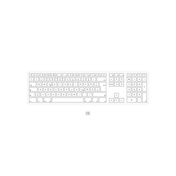 Bild 1 von JENIMAGE Wireless Aluminium Keyboard - DE