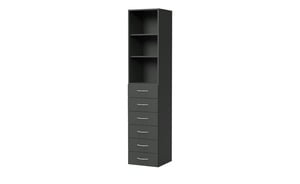 Regal  Multischrank-System ¦ grau ¦ Maße (cm): B: 40 H: 185 T: 40 Regale > Wandregale - Sconto