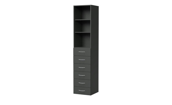 Bild 1 von Regal  Multischrank-System ¦ grau ¦ Maße (cm): B: 40 H: 185 T: 40 Regale > Wandregale - Sconto