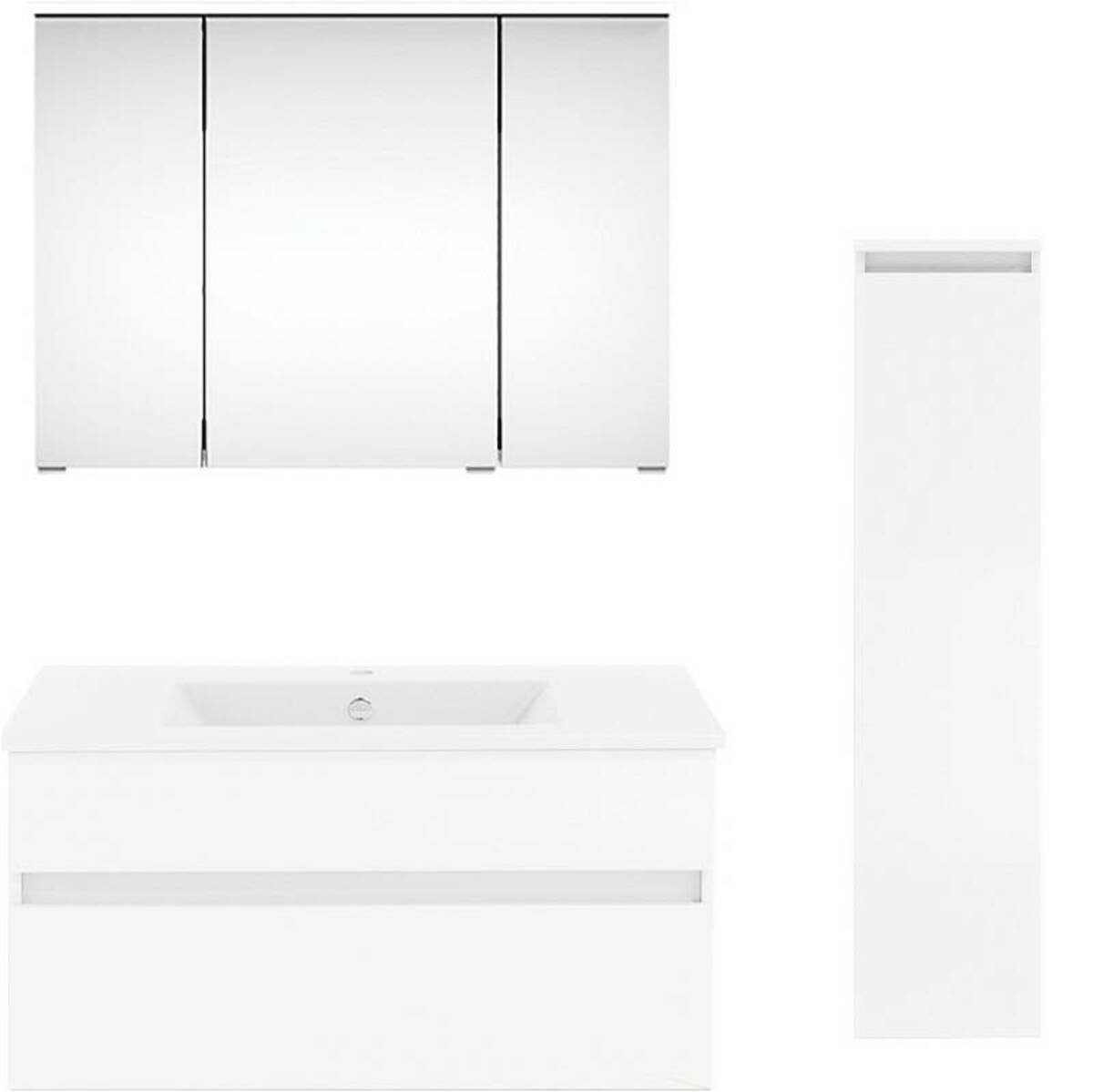 Bild 1 von Puris Badkombination GET2YOU 21, Holznachbildung