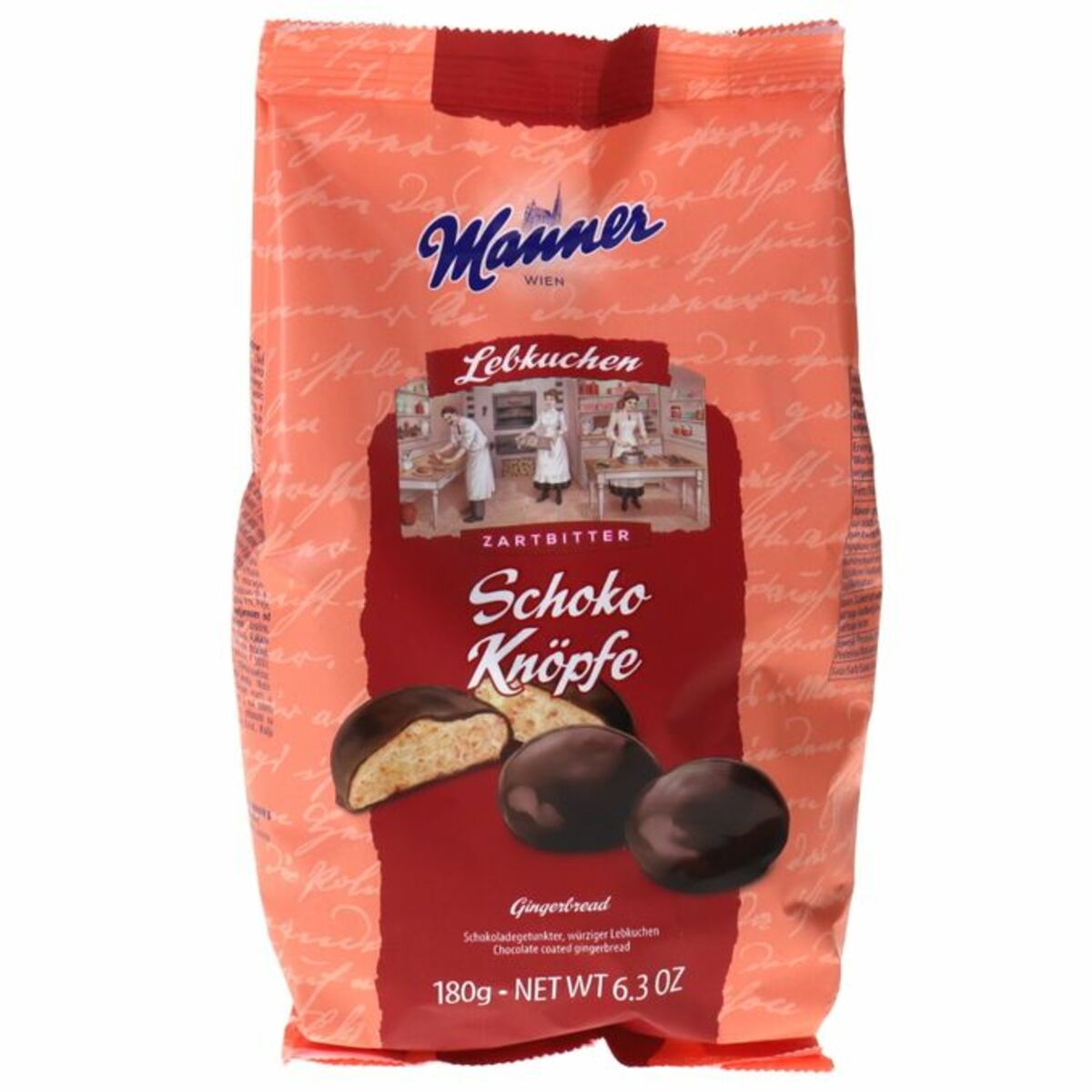 Bild 1 von Manner Lebkuchen Schokoladen Knöpfe