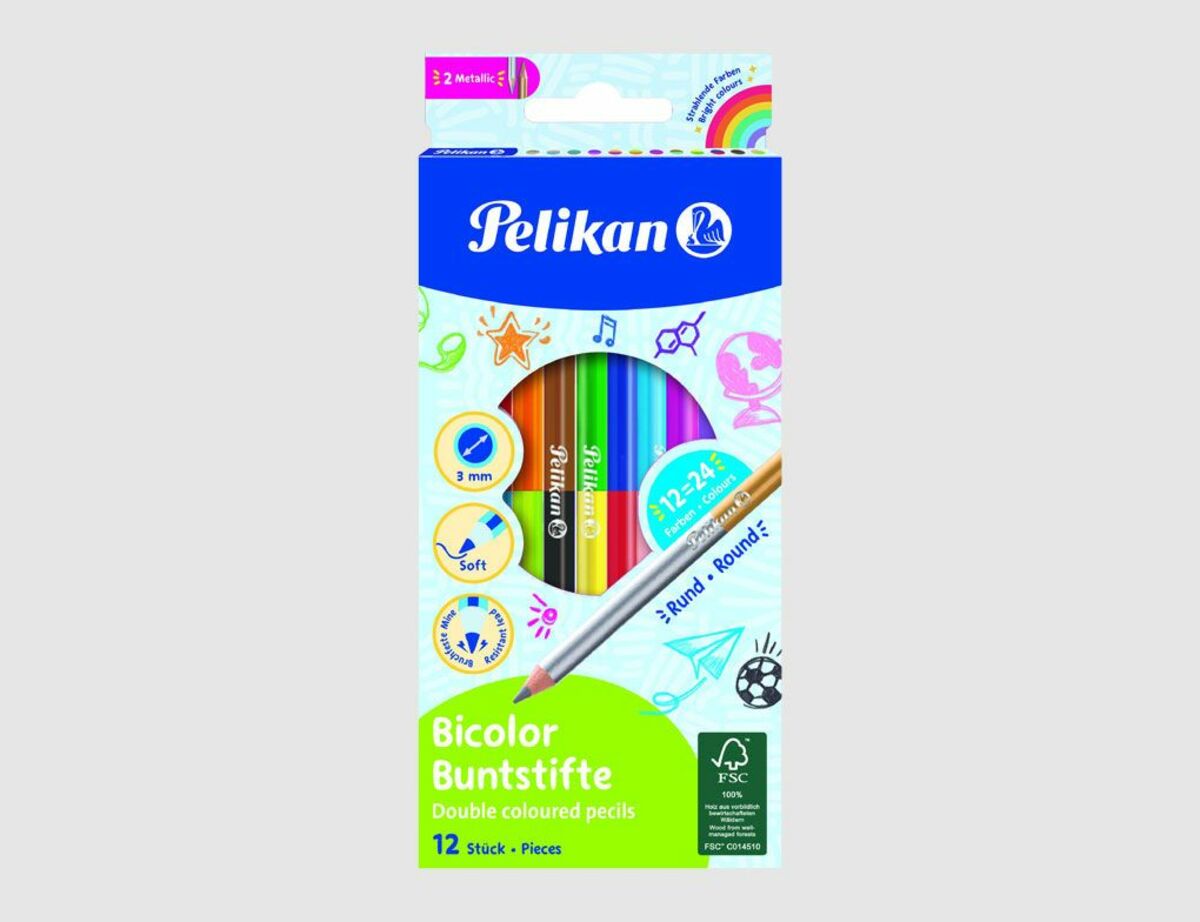 Bild 1 von Pelikan Buntstifte Bicolor rund