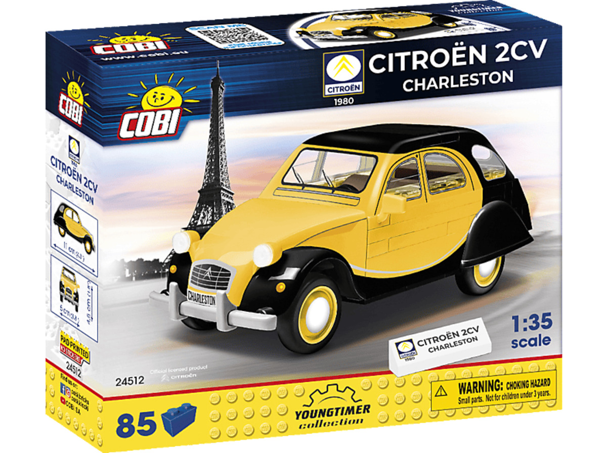 Bild 1 von COBI 24512/ CITROEN 2CV CHARLESTON 84 KL. CV. 2/2CV 590 Modellbausatz, Mehrfarbig