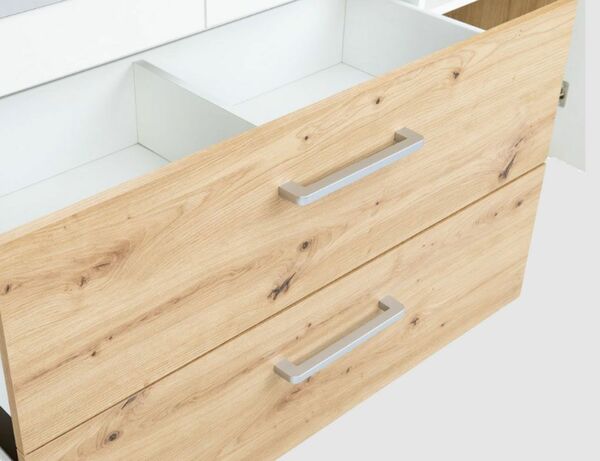 Bild 4 von Schrank Artisan Oak, Weiß 4-trg