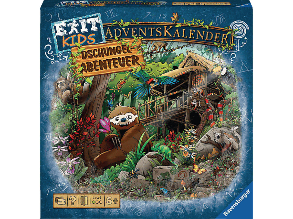 Bild 1 von RAVENSBURGER EXIT kids - Dschungel-Abenteuer Adventskalender Mehrfarbig