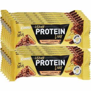 Corny Proteinriegel Peanut Caramel Crunch, 12er Pack
