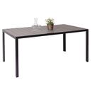 Bild 1 von Gartentisch MCW-F90, Tisch Bistrotisch, WPC-Tischplatte 160x90cm ~ grau