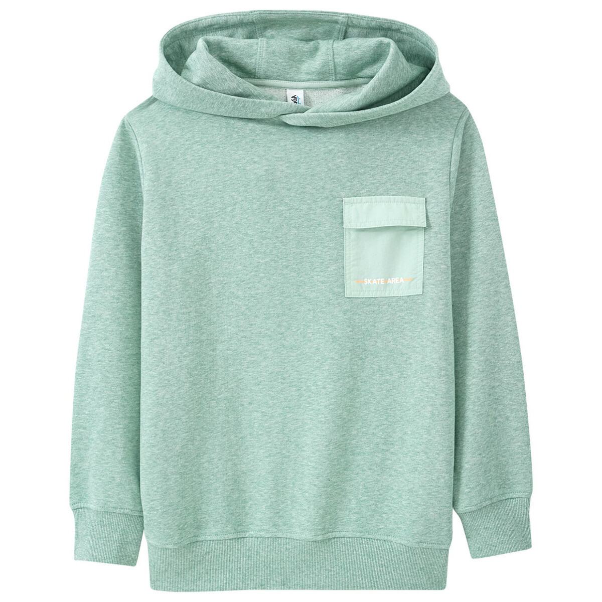 Bild 1 von Jungen Hoodie mit aufgsetzter Tasche MINTGRÜN