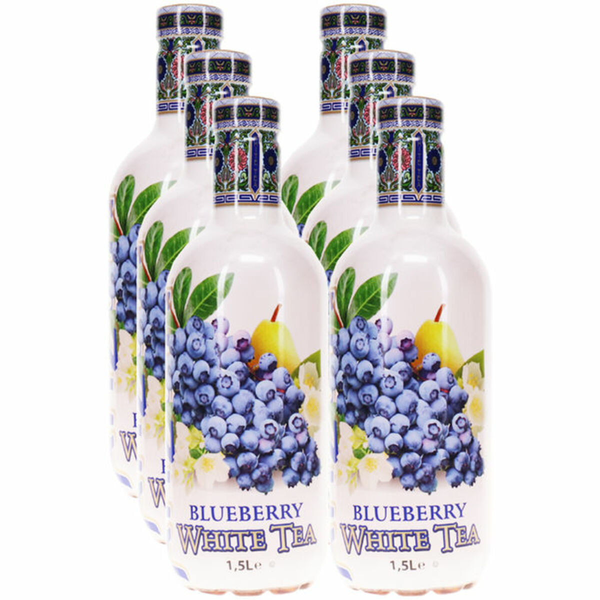 Bild 1 von AriZona WhiteTea Blaubeere, 6er Pack (EINWEG) zzgl. Pfand