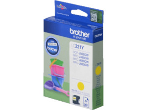 BROTHER Original Tintenpatrone Gelb (LC-221Y)