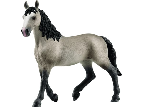 Bild 1 von SCHLEICH 13955 Cheval de Selle Francais Stute Spielfigur Grau/Schwarz