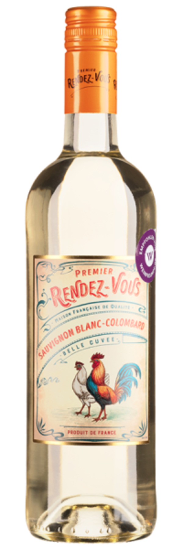 Bild 1 von Premier Rendez-Vous Sauvignon Blanc-Colombard - 2022 - Les Producteurs Réunis - Französischer Weißwein