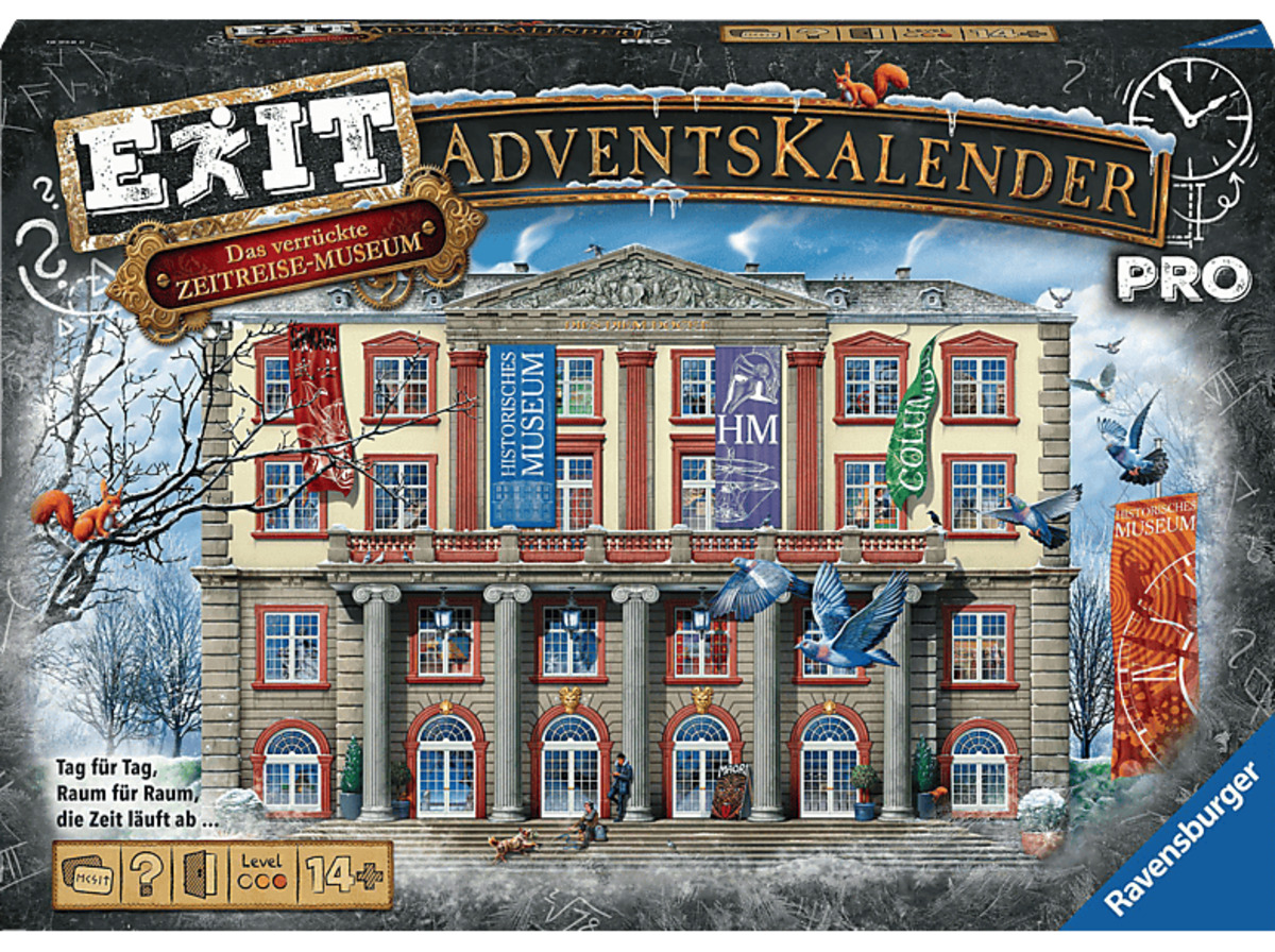 Bild 1 von RAVENSBURGER EXIT pro - Das verrückte Zeitreisemuseum Adventskalender Mehrfarbig