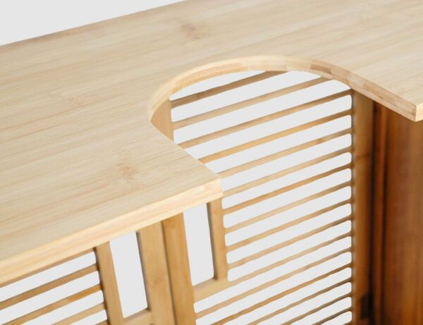 Bild 2 von Waschbeckenunterschrank Bambus